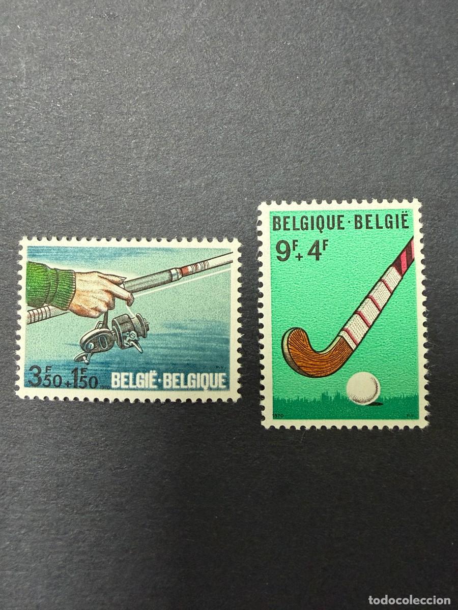 Sellos: B&Eacute;LGICA, 1970. YVERT 1547/48. DEPORTES. SERIE COMPLETA. NUEVOS. SIN FIJASELLOS