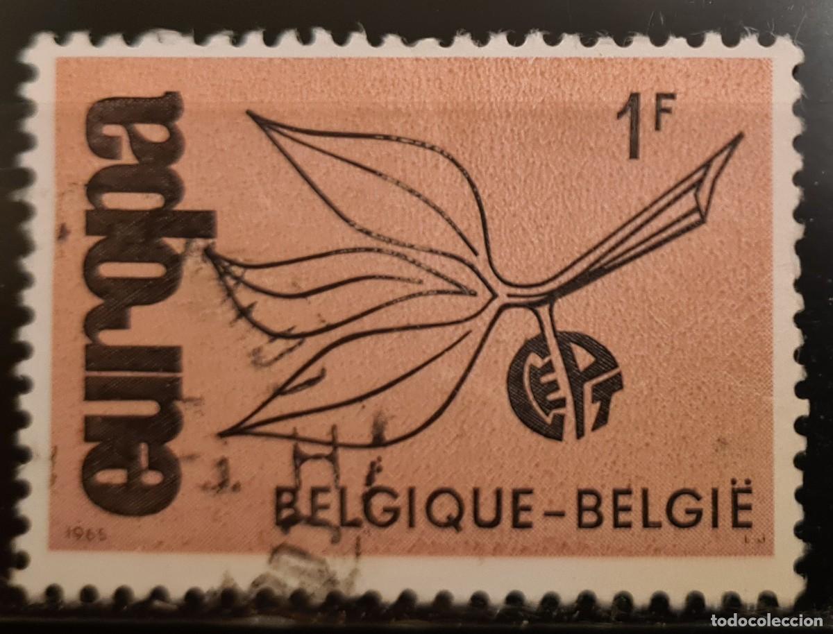 Sellos: Sello usado de B&eacute;lgica 1965: Europa