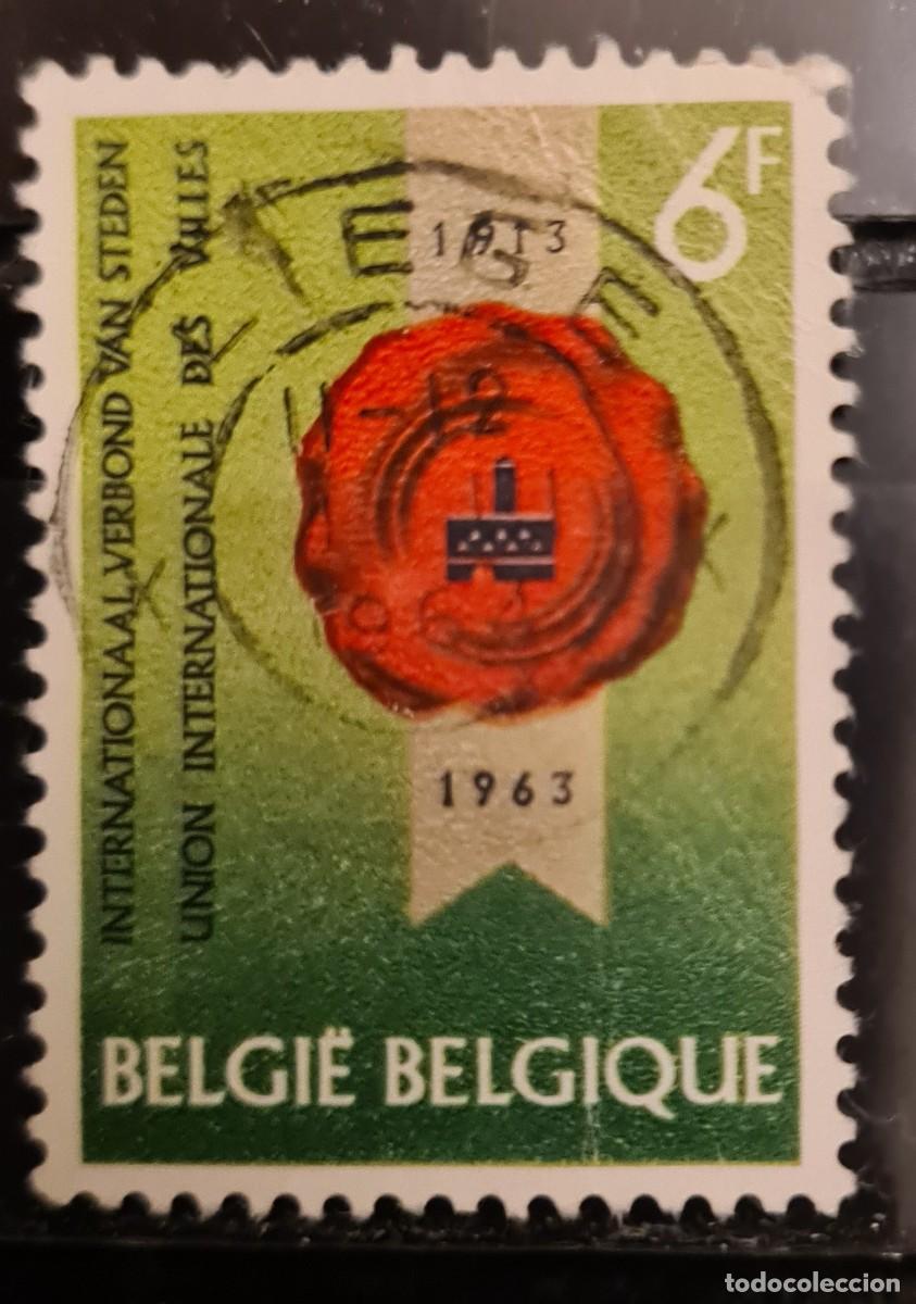 Sellos: Sello de B&eacute;lgica 1963: D&eacute;cimo aniversario de la Conferencia europea de ministros de transporte