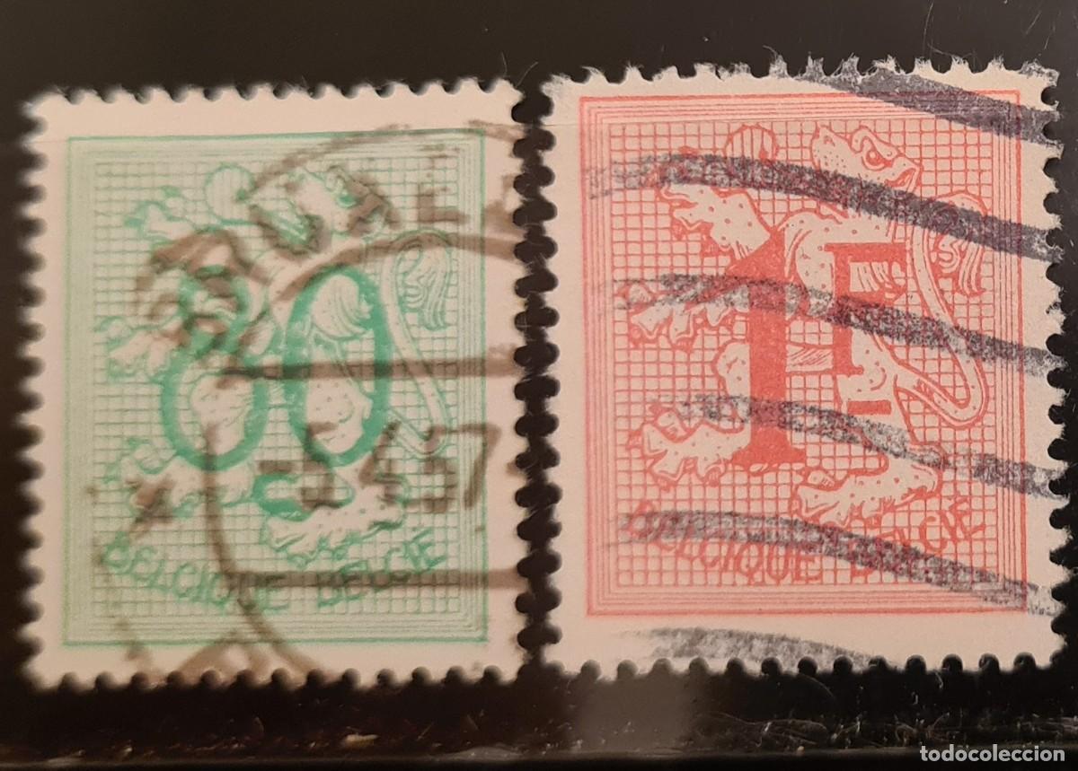 Sellos: Serie de sellos usados de B&eacute;lgica 1951
