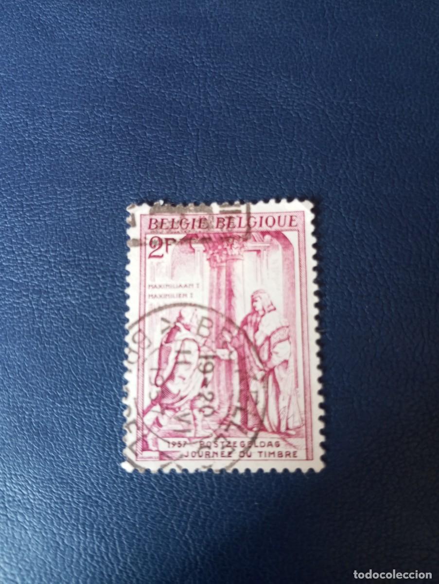Sellos: B&Eacute;LGICA, 1957, D&Iacute;A DEL SELLO, YT 1011