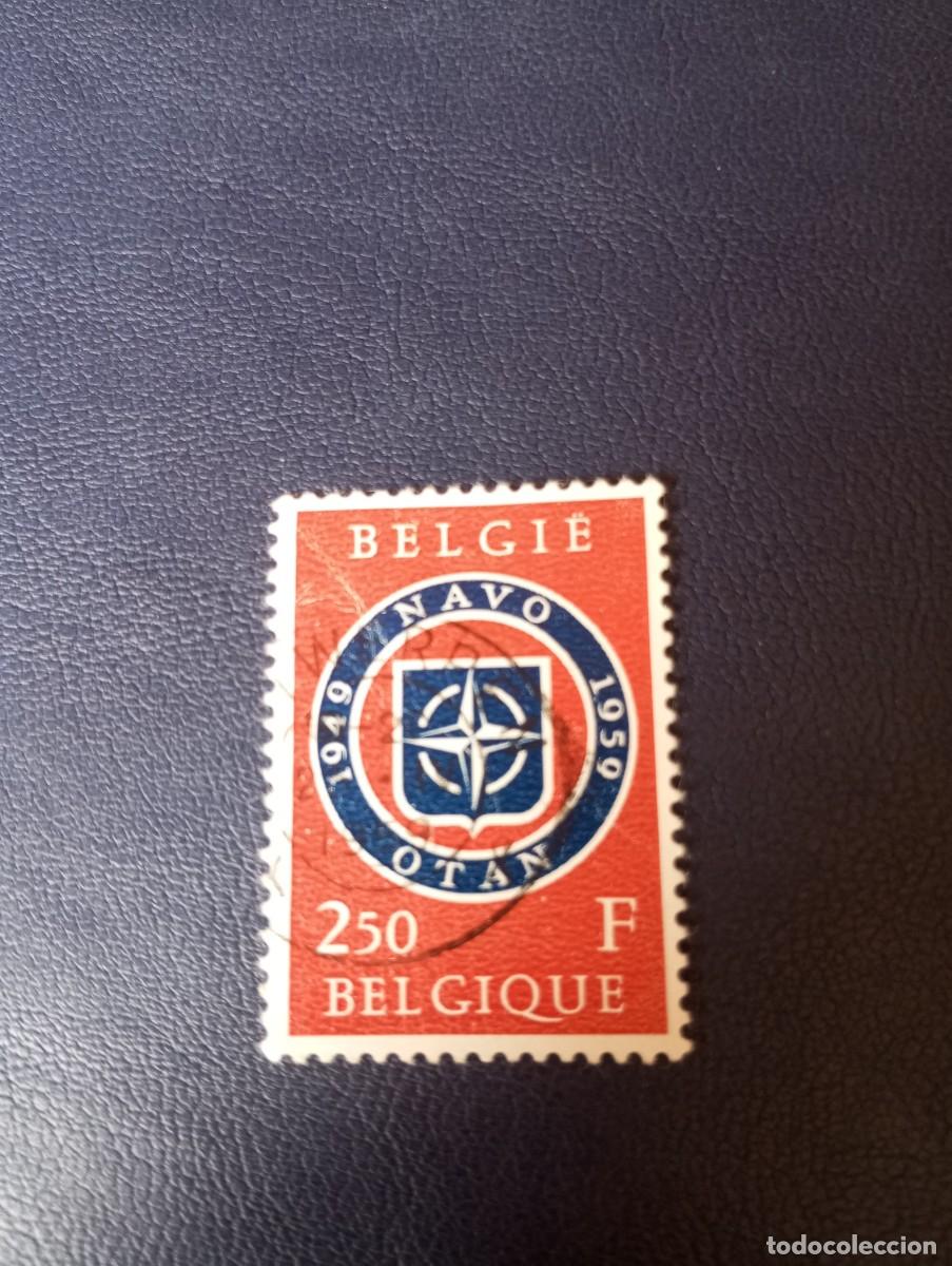 Sellos: B&Eacute;LGICA, 1959, NATO, YT 1094