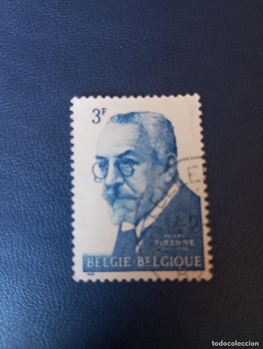 Sellos: B&Eacute;LGICA, 1963, HISTORIADOR HENRI PIRENNE, YT