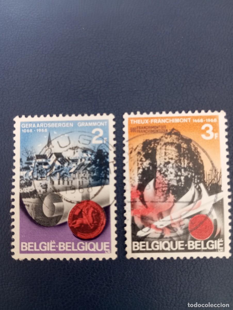 Sellos: B&Eacute;LGICA, 1967, LUGARES HIST&Oacute;RICOS, YT 1448/9