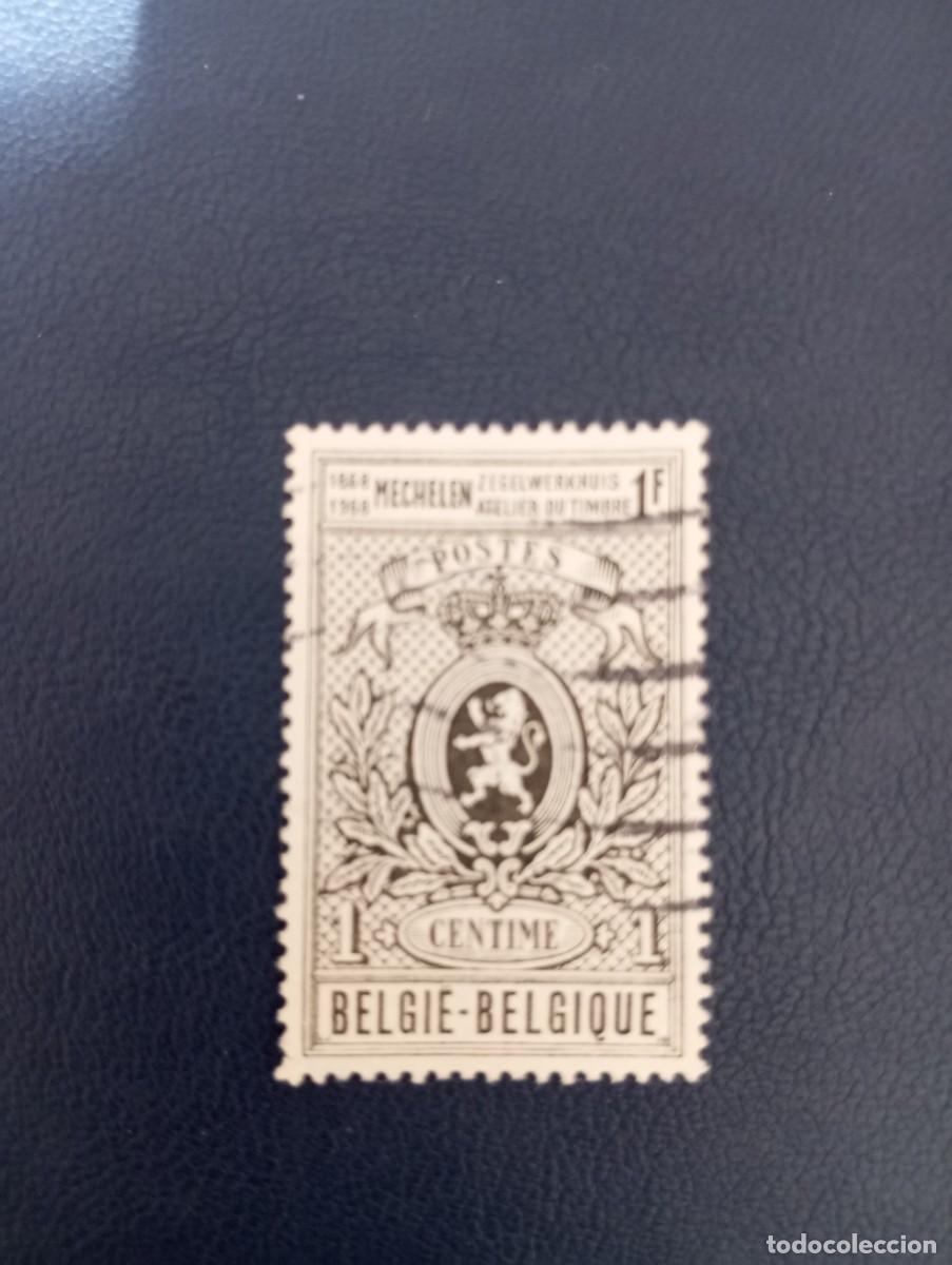 Sellos: B&Eacute;LGICA, 1968, D&Iacute;A DEL SELLO, YT 1447