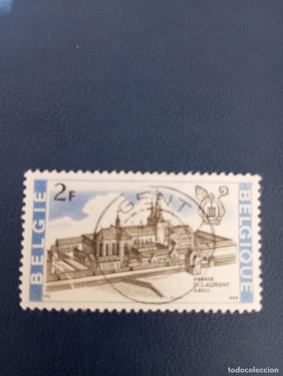 Sellos: B&Eacute;LGICA, 1969, ABADIA DE SAINT LAVRAT, YT 1466