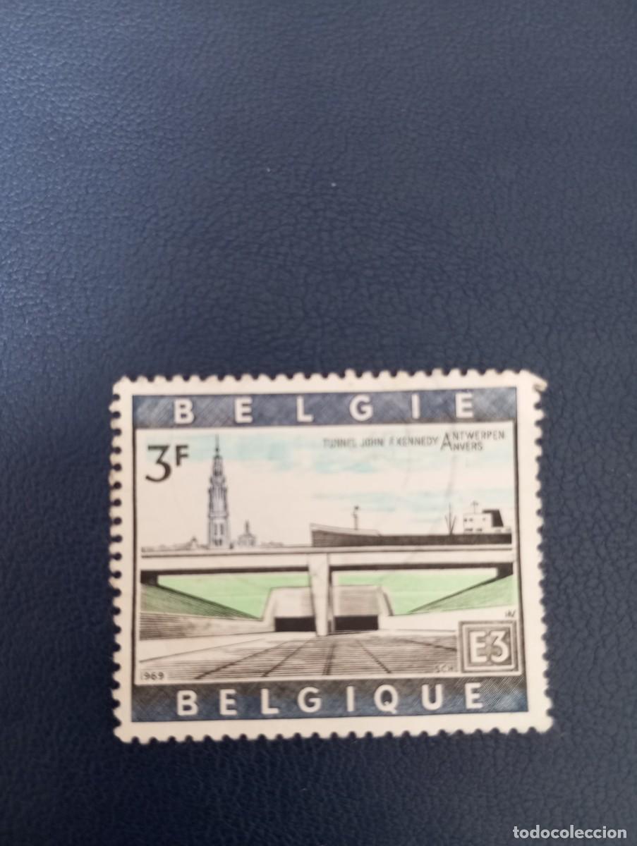 Sellos: B&Eacute;LGICA, 1969, TUNEL J KENNEDY, YT 1514