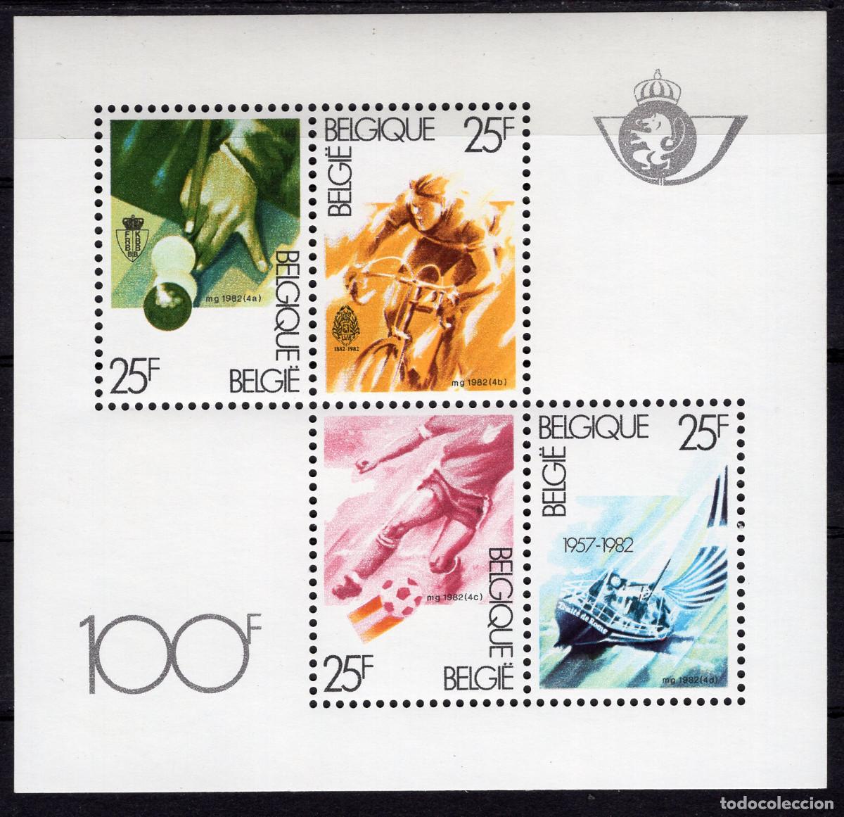 Sellos: BELGICA 1982 STAMP MICHEL BE BL52