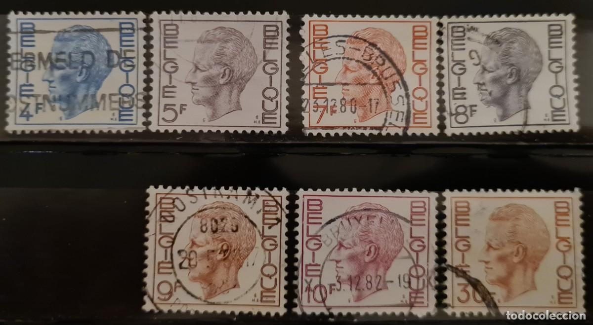 Sellos: Serie de sellos usados de B&eacute;lgica 1971-72
