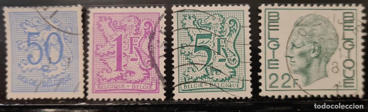 Sellos: Serie de sellos usados de B&eacute;lgica 1979-80