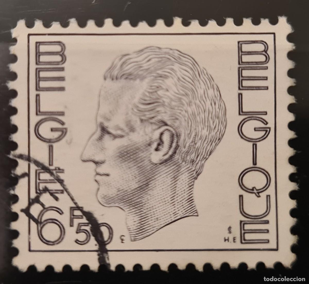 Sellos: Sello usado de B&eacute;lgica 1974