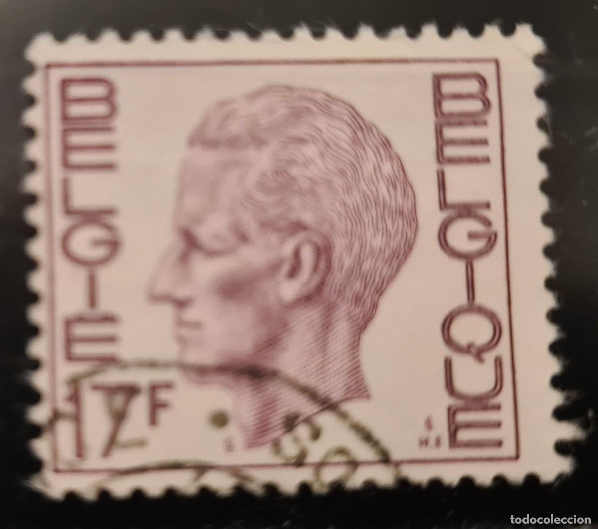 Sellos: Sello usado de B&eacute;lgica 1975