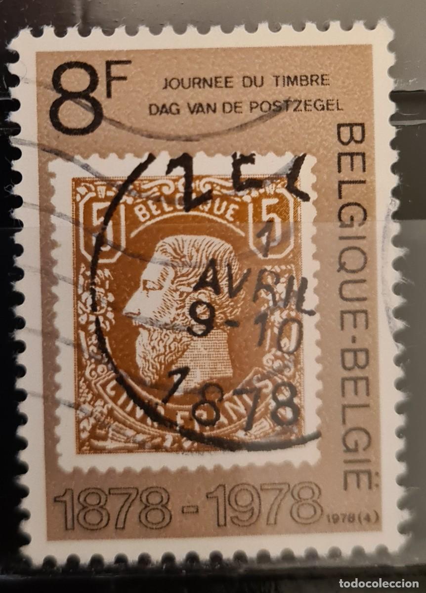 Sellos: Sello usado de B&eacute;lgica 1978: D&iacute;a del sello