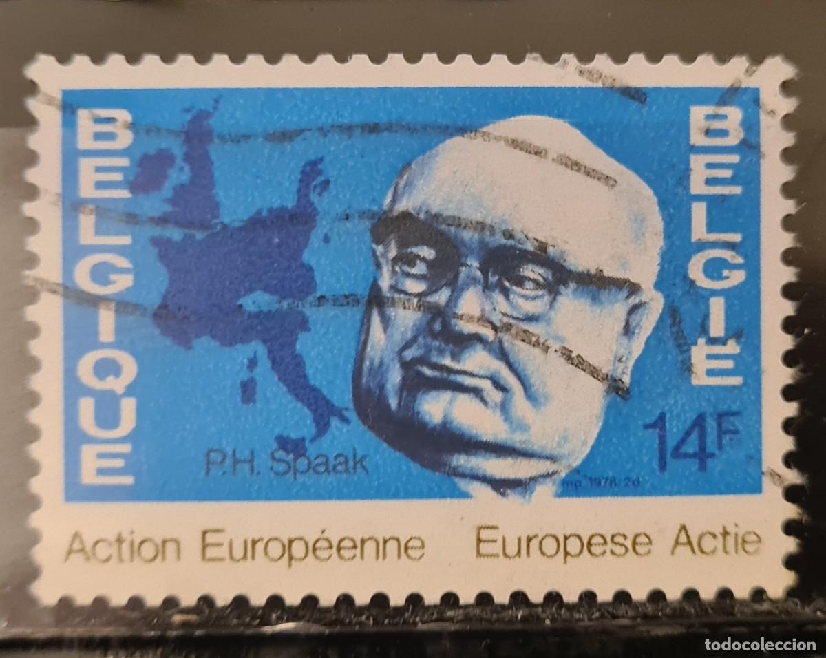 Sellos: Sello usado de B&eacute;lgica 1978: Acci&oacute;n europea