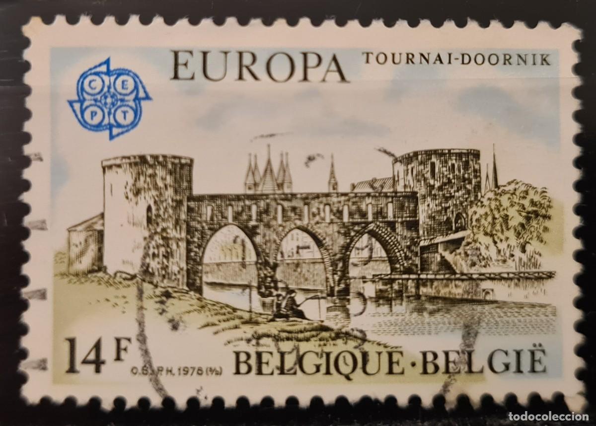 Sellos: Sello usado de B&eacute;lgica 1978: Europa