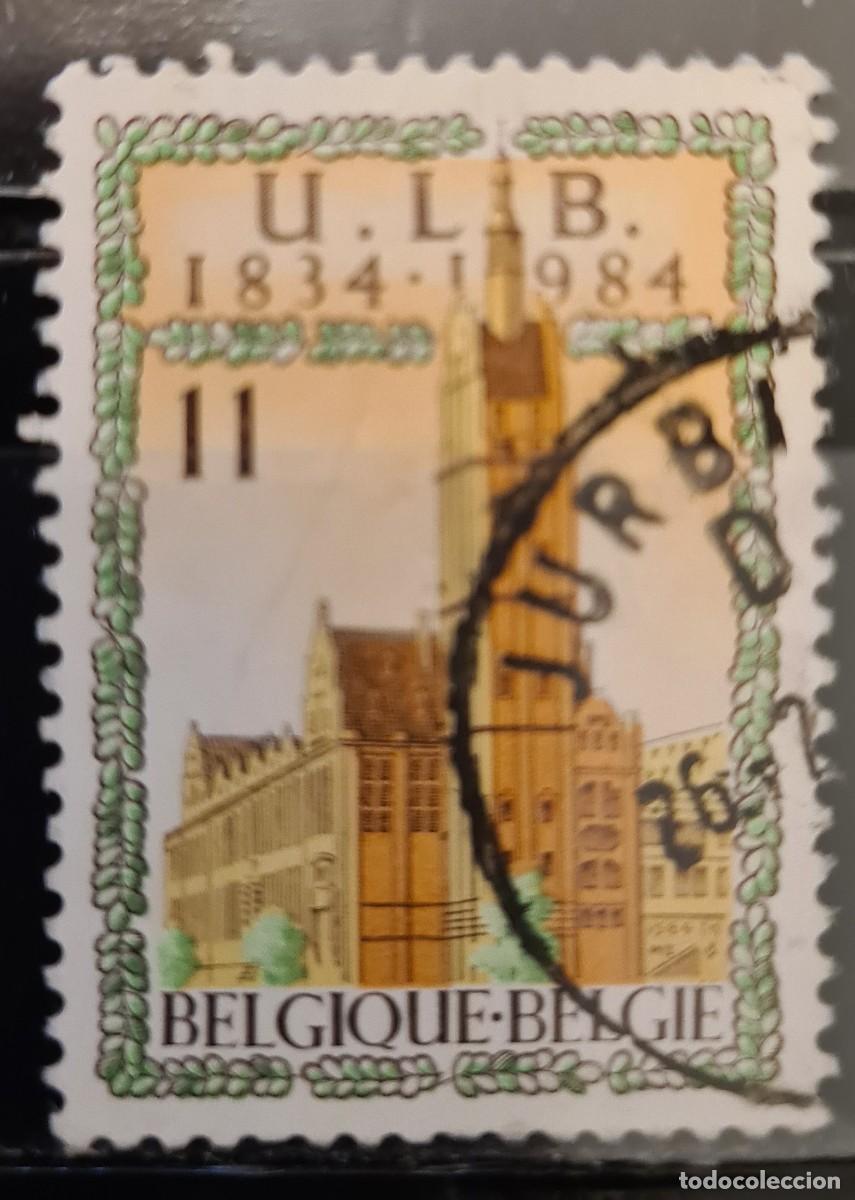 Sellos: Sello usado de B&eacute;lgica 1984: 150 aniversario de la creaci&oacute;n de la Universidad Libre de Bruselas