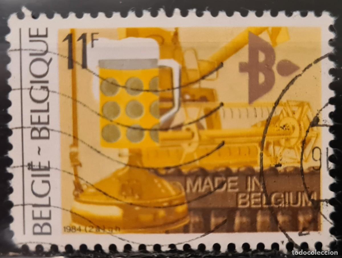 Sellos: Sello usado de B&eacute;lgica 1984: exportaciones belgas (II)