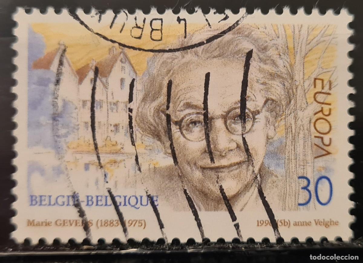 Sellos: Sello usado de B&eacute;lgica 1996. Europa: mujeres c&eacute;lebres