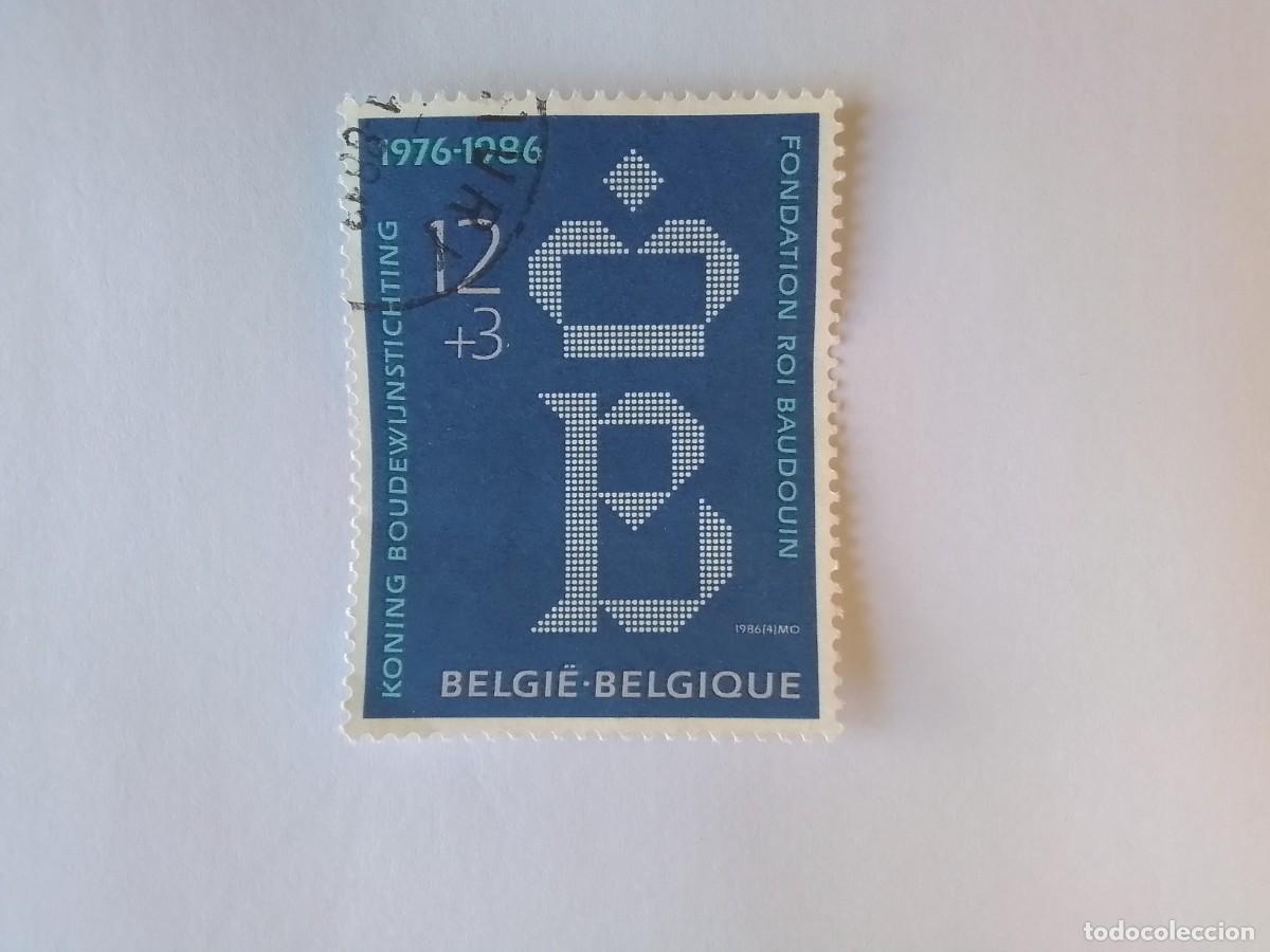 Sellos: A&Ntilde;O 1986 B&Eacute;LGICA SELLO USADO