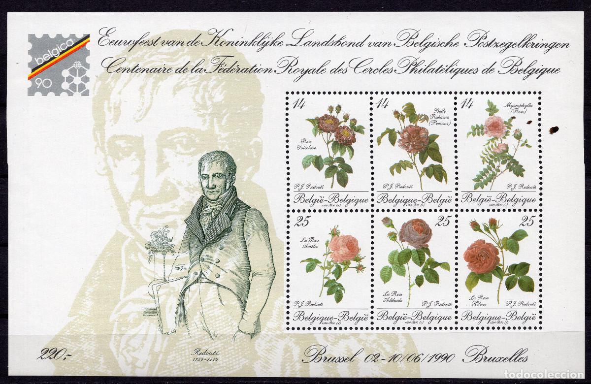 Sellos: BELGICA 1990 STAMP MICHEL BE BL61