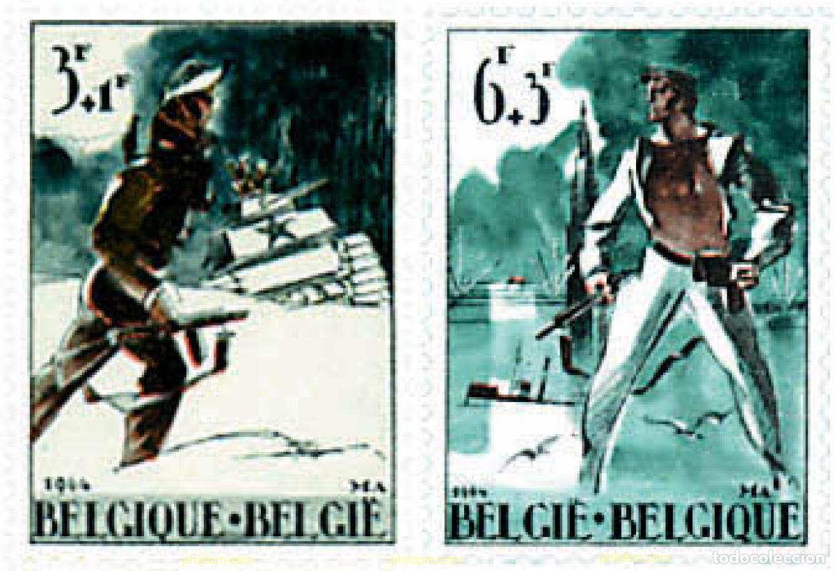 Sellos: 84222 MNH BELGICA 1964 RESISTENCIA Y LIBERACION