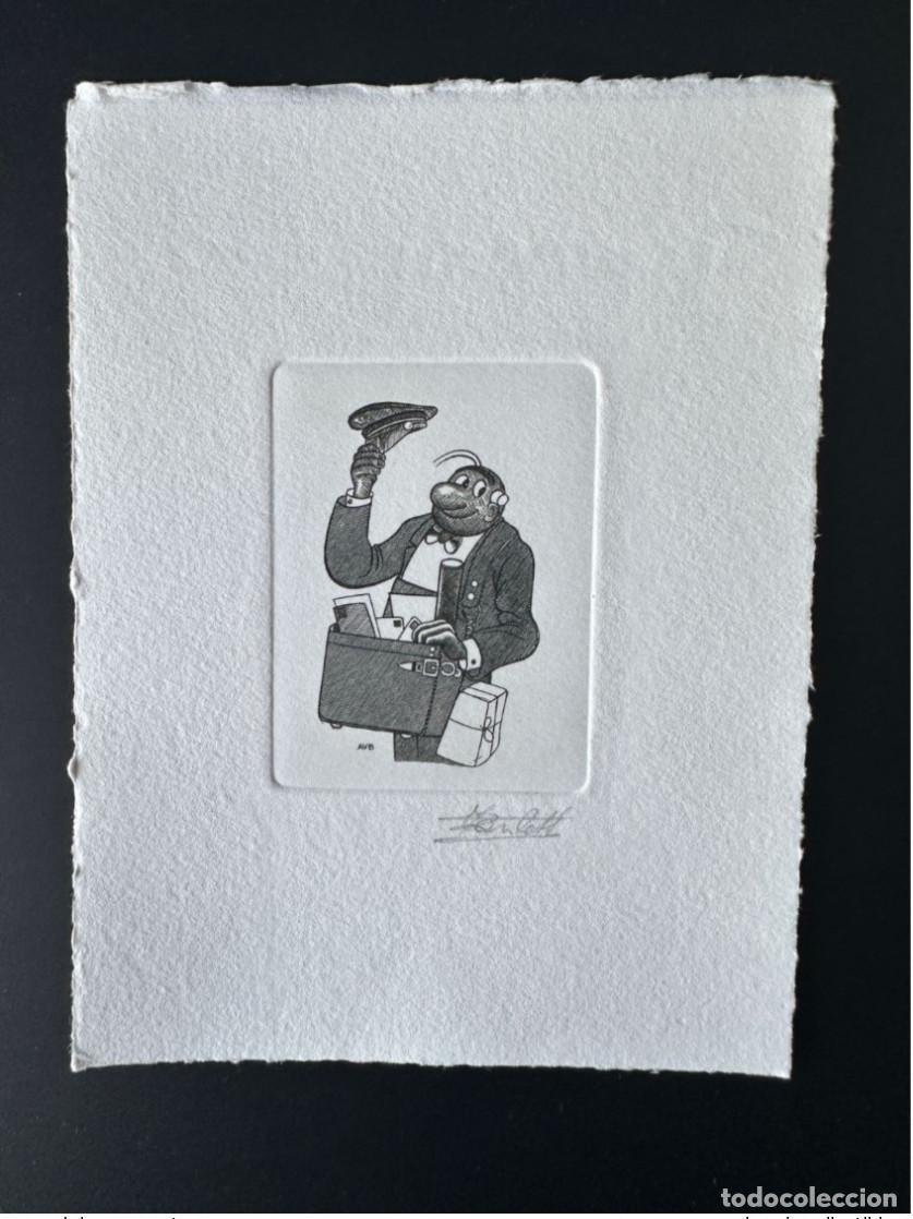 Sellos: B&eacute;lgica 1989 COB 2339 Prueba art&iacute;stica Primer d&iacute;a FDC BD Marc Sleen N&eacute;ron Noir