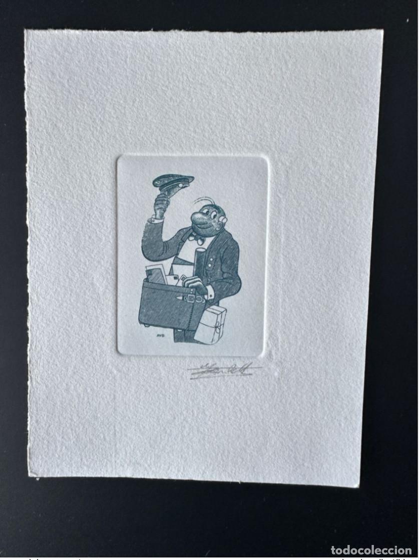 Sellos: B&eacute;lgica 1989 COB 2339 Prueba art&iacute;stica Primer d&iacute;a FDC BD Marc Sleen N&eacute;ron bleu