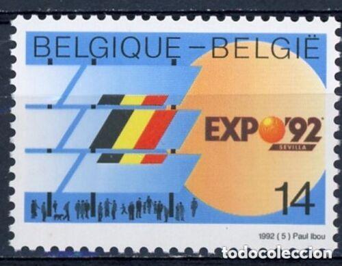 Sellos: Belgica 1992 Ivert 2450 *** EXPO-92 - Exposici&oacute;n Universal en Sevilla