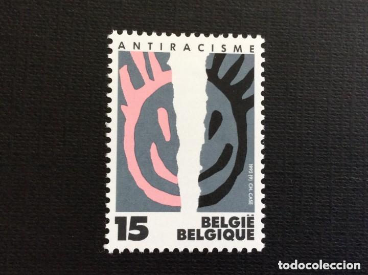 Sellos: Belgica 1992 Ivert 2456 *** Antiracismo