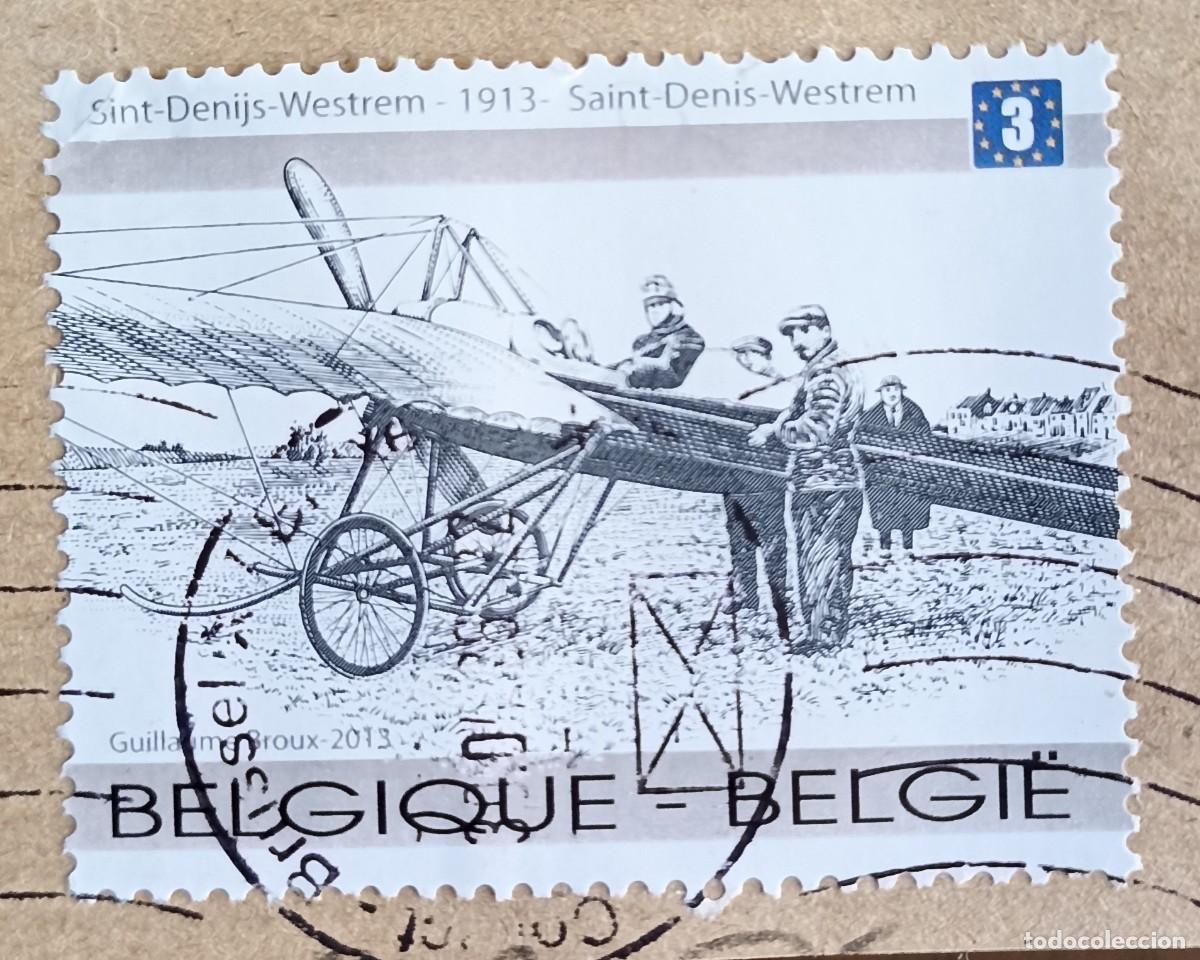 Sellos: Sello belga 2013. Aeropuerto Sint Denijs Westrem