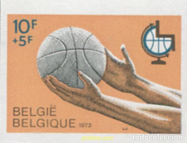 Sellos: 16434 MNH BELGICA 1973 1 CAMPEONATO DEL MUNDO DE BALONCESTO PARA MINUSVALIDOS