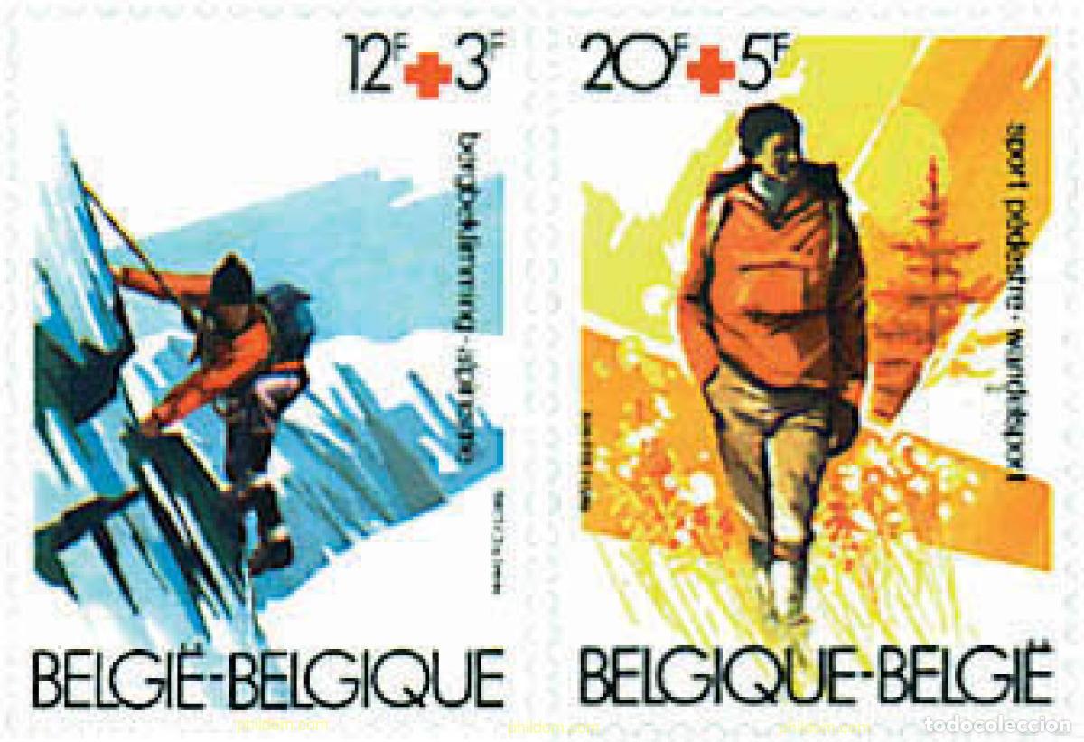 Timbres: 85240 MNH BELGICA 1983 PRO CRUZ ROJA. LA SALUD POR EL DEPORTE