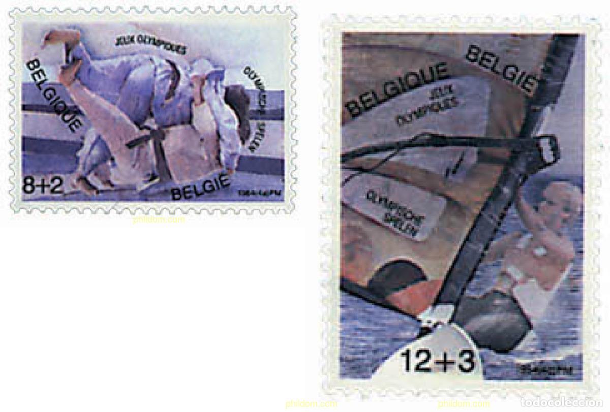 Sellos: 87177 MNH BELGICA 1984 23 JUEGOS OLIMPICOS VERANO LOS ANGELES 1984