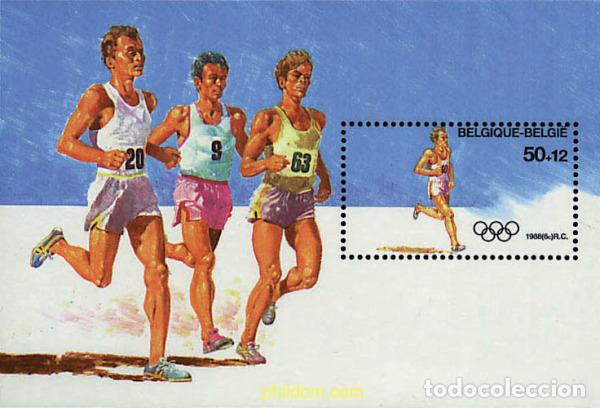 Sellos: 87899 MNH BELGICA 1988 24 JUEGOS OLIMPICOS VERANO SEUL 1988
