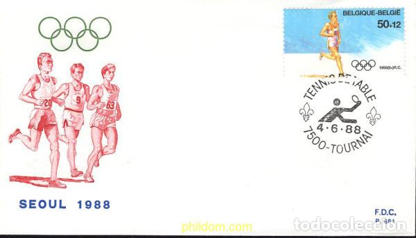 Sellos: 673486 MNH BELGICA 1988 24 JUEGOS OLIMPICOS VERANO SEUL 1988