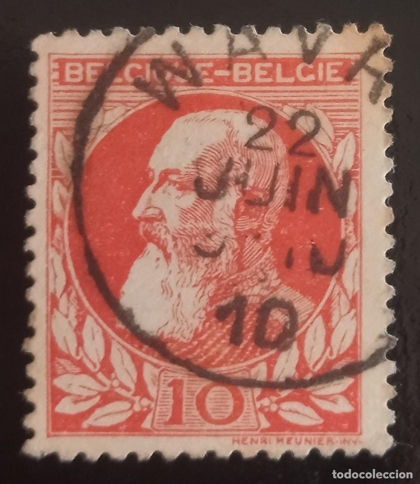 Sellos: B&Eacute;LGICA 1905 Leopoldo II. USADO.