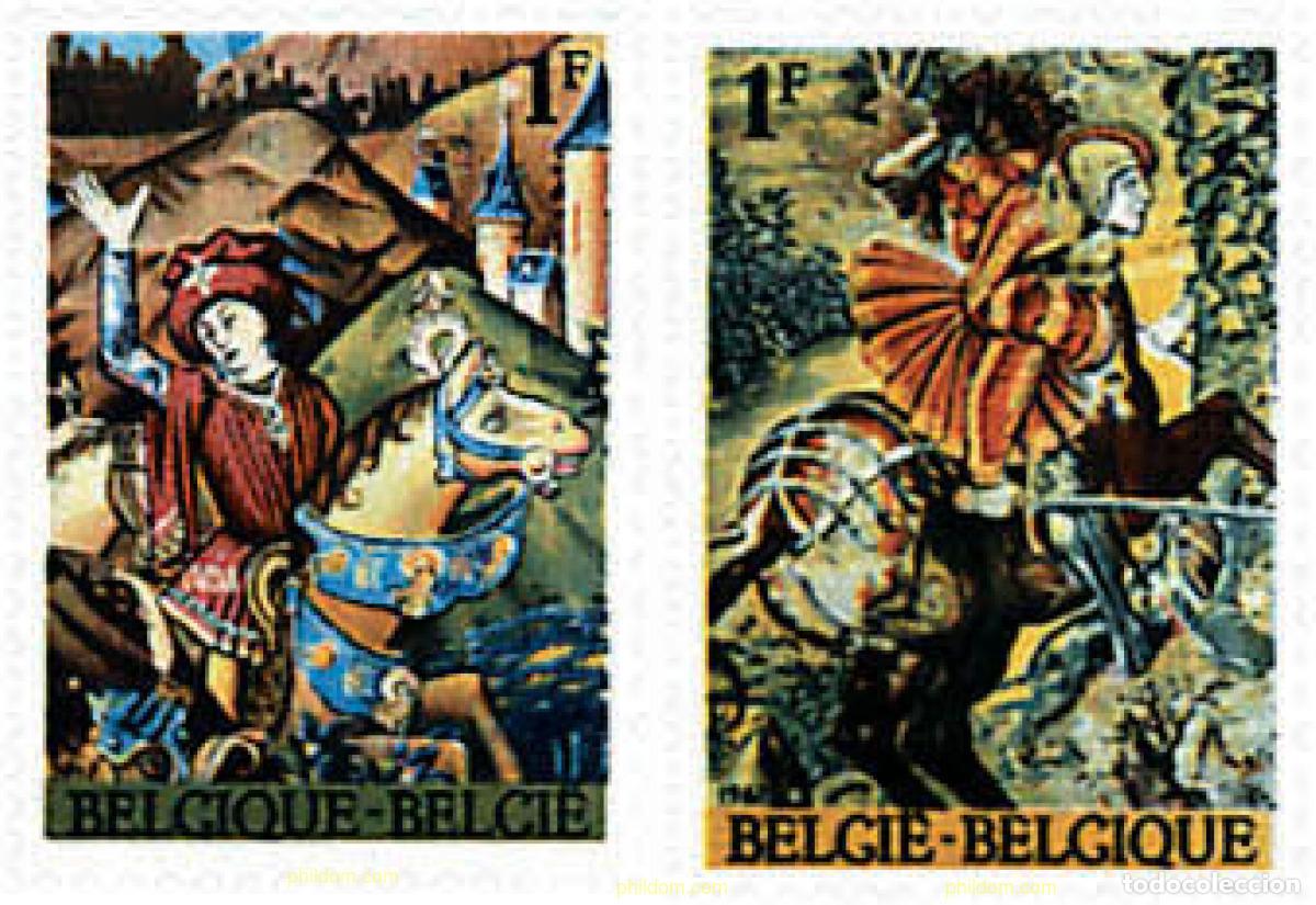 Sellos: 84274 MNH BELGICA 1967 FUNDACION C. PLISNIER Y LODEWIJK DE RAET. TAPICES