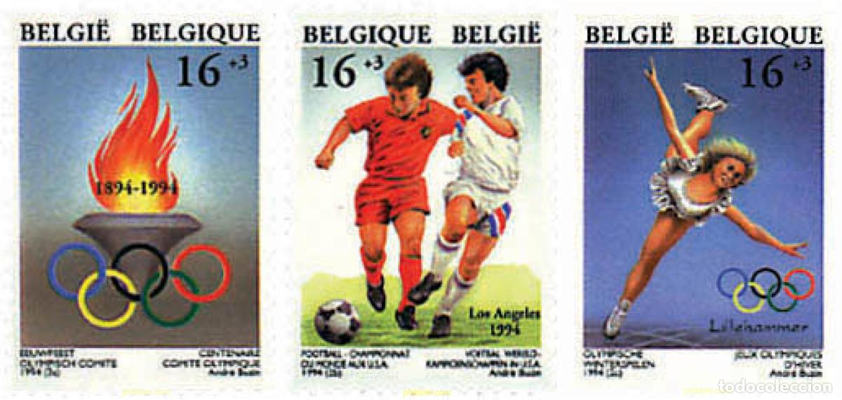 Sellos: 86091 MNH BELGICA 1994 ANIVERSARIOS Y ACONTECIMIENTOS DEPORTIVOS