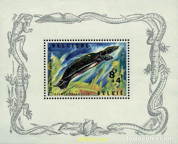 Sellos: 83982 MNH BELGICA 1965 REPTILES DEL ZOO DE AMBERES