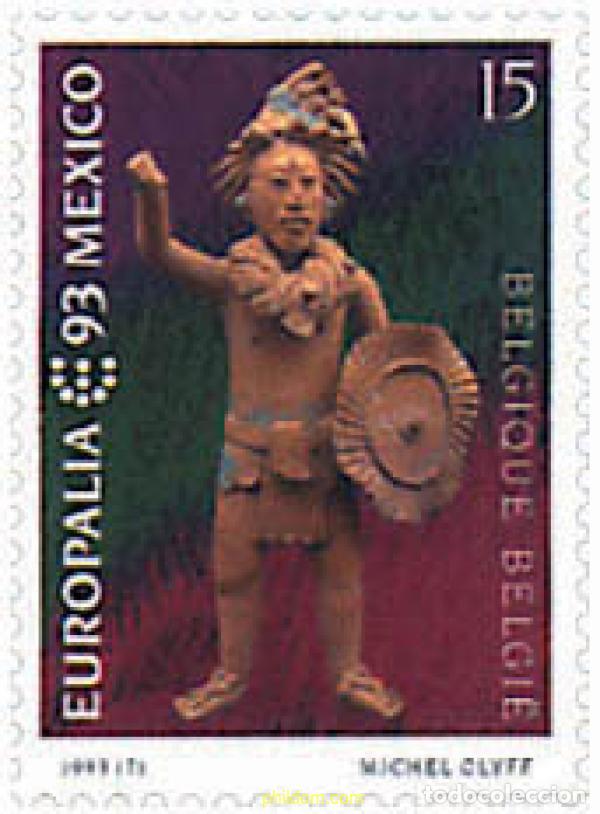 Sellos: 86084 MNH BELGICA 1993 EUROPALIA 93. MEXICO