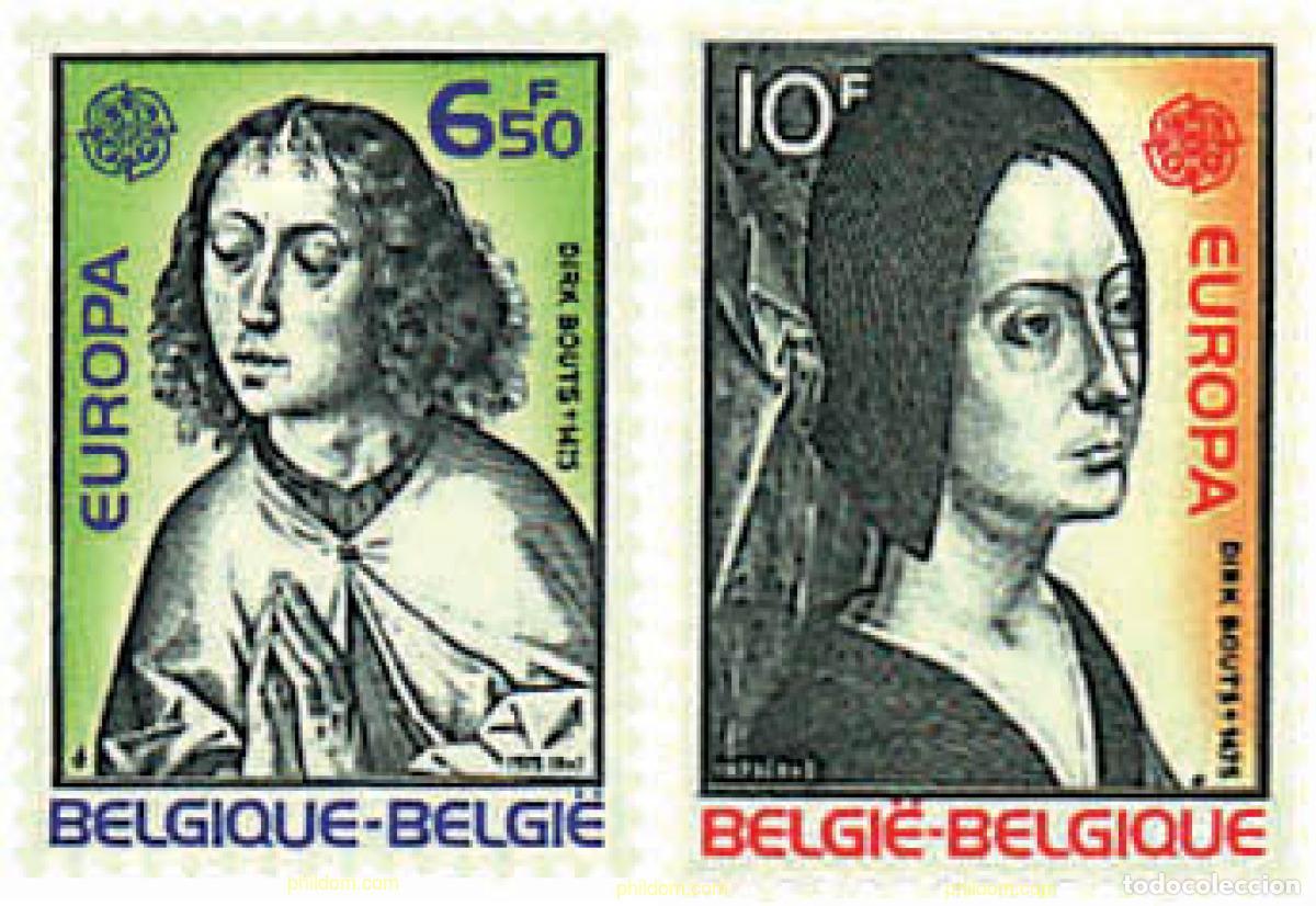 Sellos: 85930 MNH BELGICA 1975 EUROPA CEPT. PINTURAS