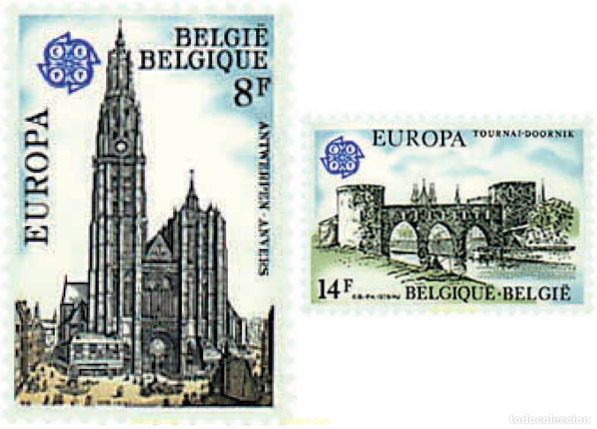 Sellos: 85933 MNH BELGICA 1978 EUROPA CEPT. ARQUITECTURA