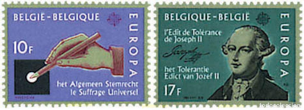 Sellos: 85937 MNH BELGICA 1982 EUROPA CEPT. HISTORIA