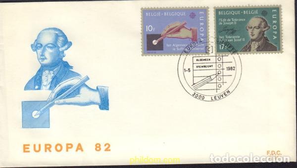 Sellos: 575813 MNH BELGICA 1982 EUROPA CEPT. HISTORIA
