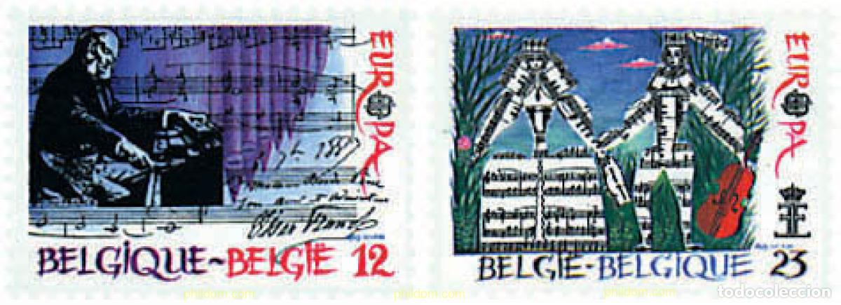 Sellos: 85940 MNH BELGICA 1985 EUROPA CEPT. A&Ntilde;O EUROPEO DE LA MUSICA