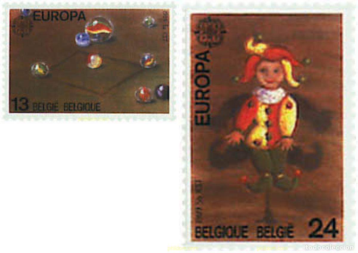 Sellos: 85970 MNH BELGICA 1989 EUROPA CEPT. JUEGOS INFANTILES