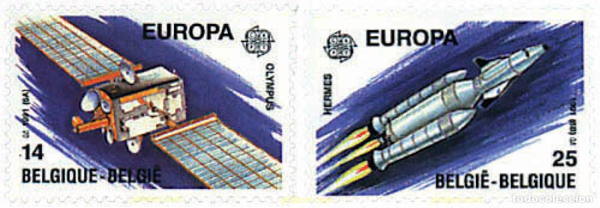 Sellos: 86055 MNH BELGICA 1991 EUROPA CEPT. TELECOMUNICACIONES