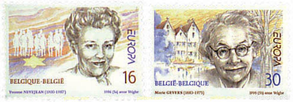 Sellos: 85980 MNH BELGICA 1996 EUROPA CEPT. MUJERES CELEBRES