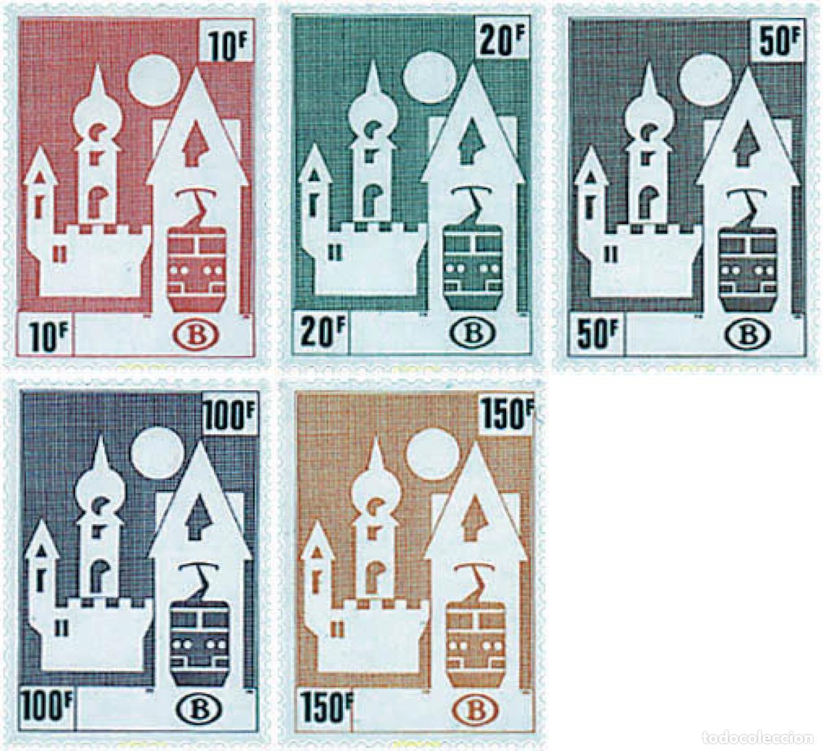 Sellos: 84898 MNH BELGICA 1987 TURISMO Y FERROCARRIL