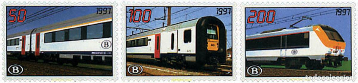Briefmarken: 85342 MNH BELGICA 1997 TRENES MODERNOS
